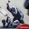 New Banksy mural appears in London showing judge hitting protester