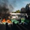 Protesters in France seeking to "block everything" clash with police