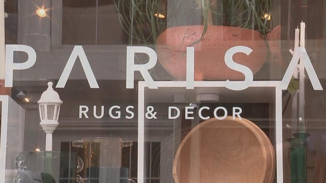 Exterior photo of Parisa Rugs and Decor in Old City Philadelphia 