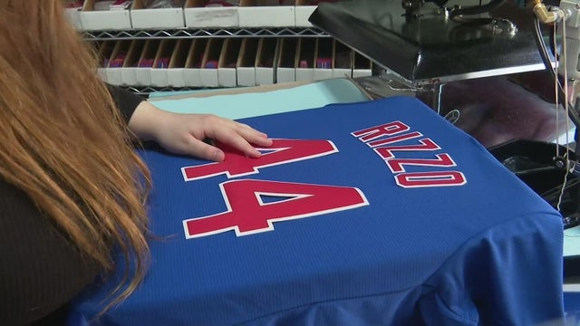 Rizzo jersey being made 