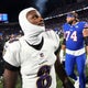 Baltimore Ravens' Lamar Jackson apologizes to the fan he exchanged shoves with last weekend 