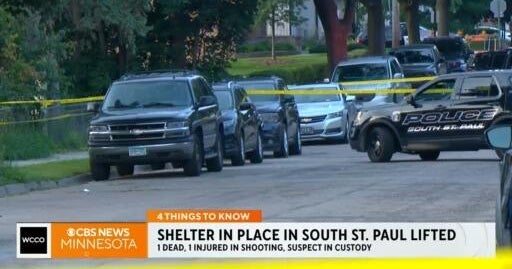 Suspect arrested after deadly South St. Paul double shooting - CBS ...