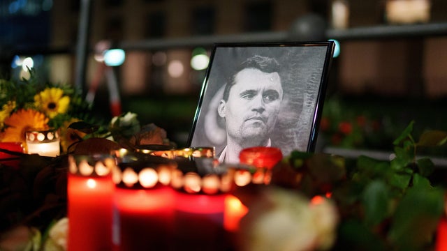 Memorial held in Berlin for slain U.S. politician Charlie Kirk 
