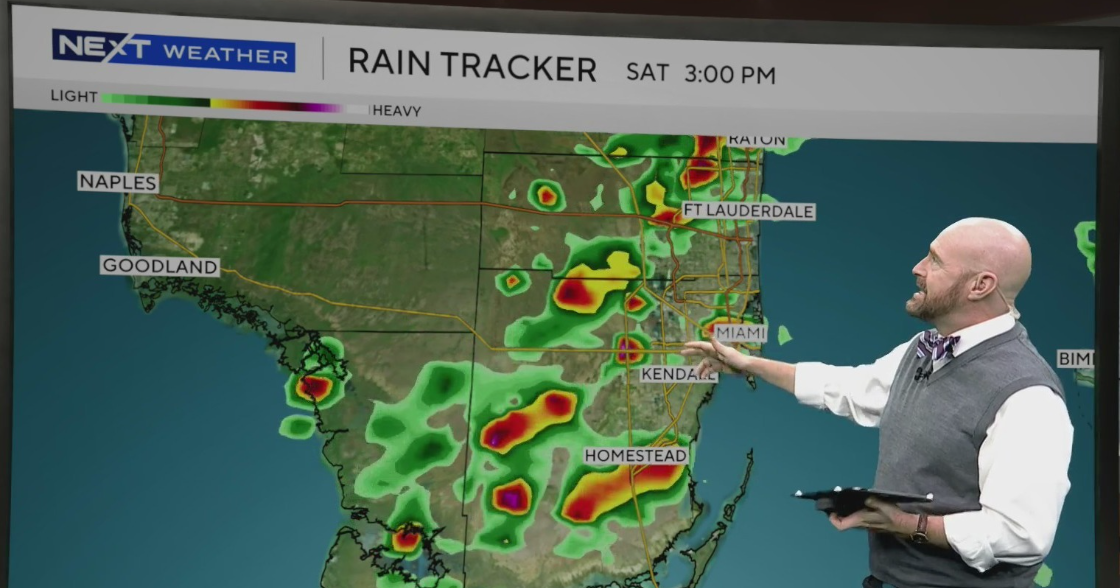 Stormy Saturday afternoon for South Florida before drier air moves in ...