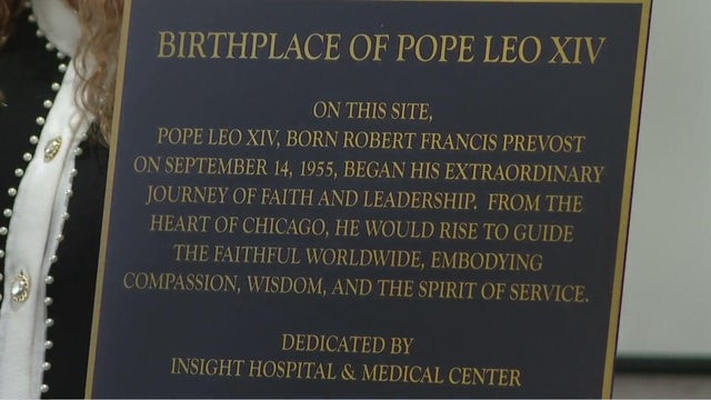 Pope plaque 