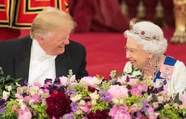 TOPSHOT-BRITAIN-US-POLITICS-DIPLOMACY-ROYALS 