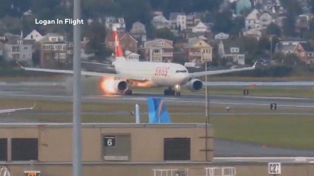 SWISS flight Boston 