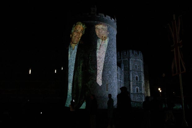 Led By Donkeys Projection Onto Windsor Castle For President Trump State Visit Windsor 