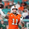 No. 4 Miami's Carson Beck has faced Florida multiple times 