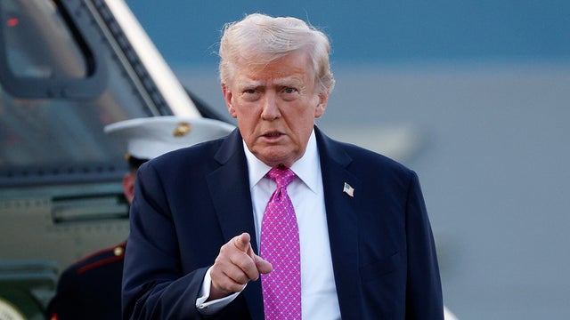 President Trump Departs Morristown Airport En Route To Washington, DC 
