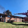 Fire damages apartment building at University of Michigan's North Campus 