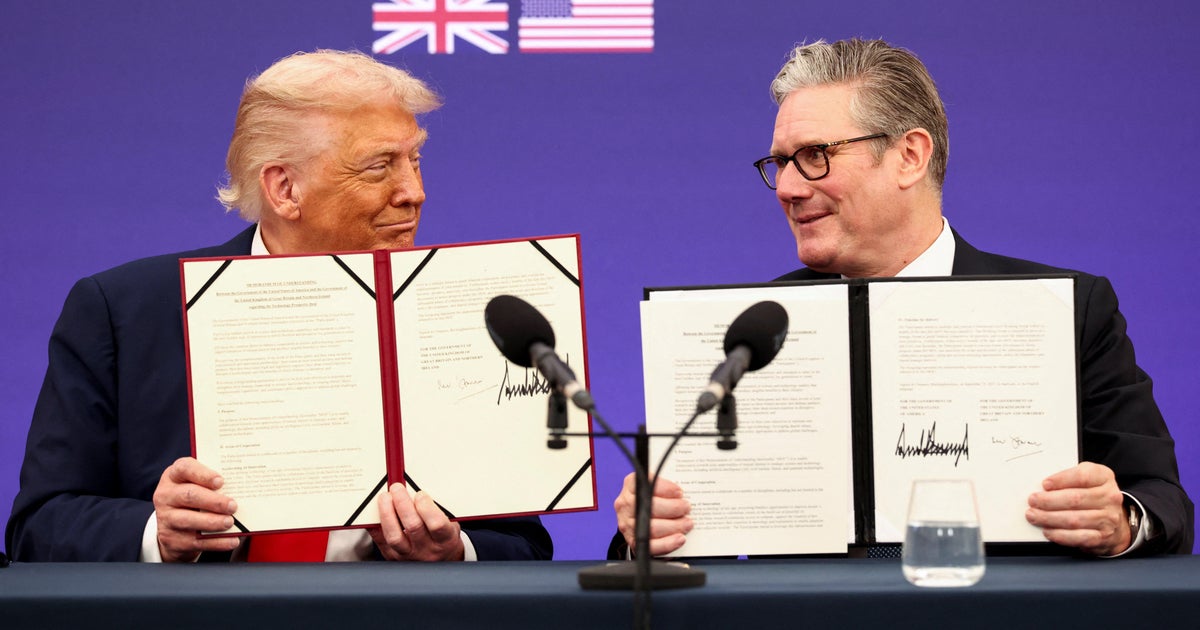 Trump, U.K.’s Keir Starmer to give news conference after signing tech investment deal