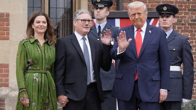 U.S. President Trump makes second state visit to Britain 