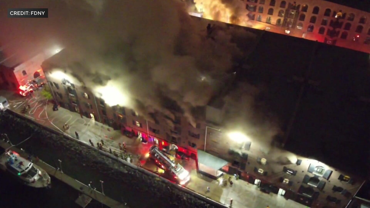 A day later, the massive fire in Red Hook, Brooklyn is finally out ...