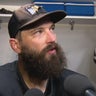 Avs training camp starts out "great" but "tough" for veteran Brent Burns 