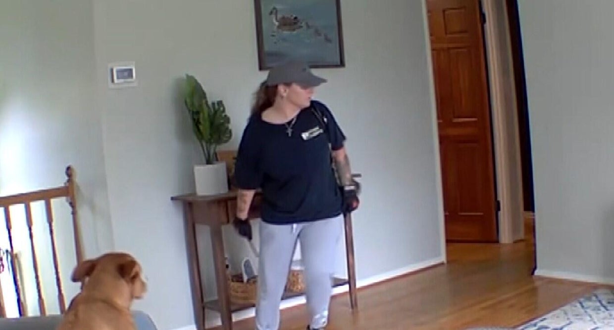 Woman caught on camera breaking into homes in 2 Maryland counties ...