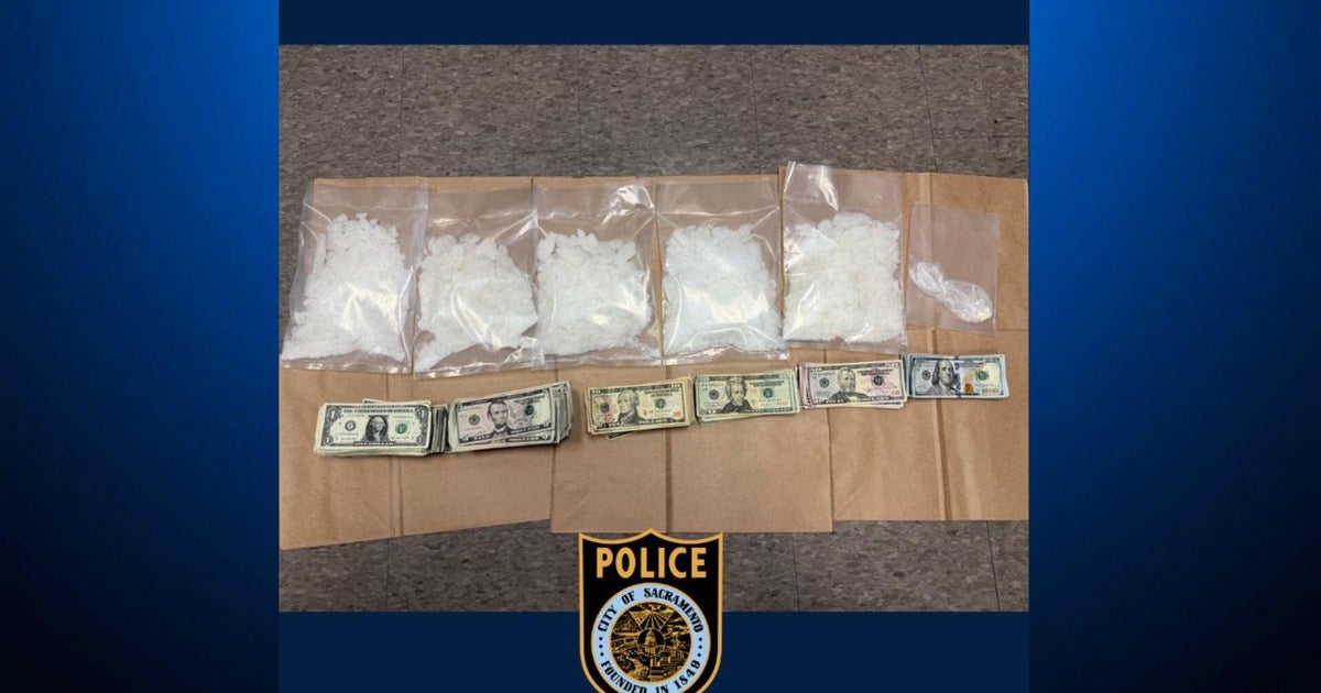 Sacramento Police seize several pounds of meth during traffic stop
