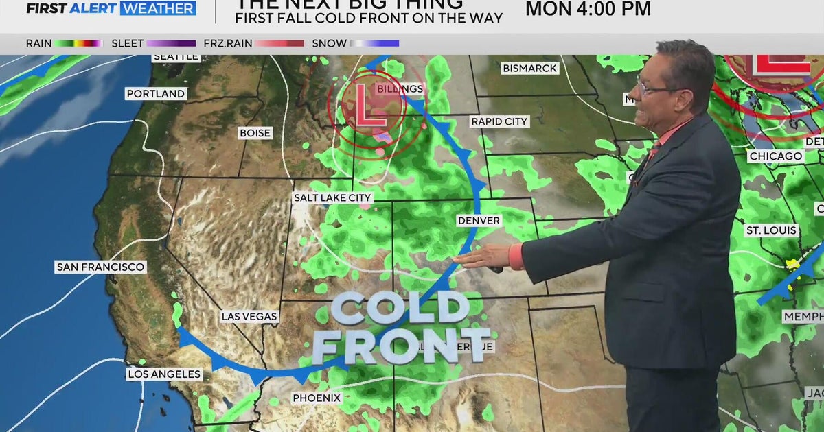 First day of Fall on the way with a cold front bringing rain and ...