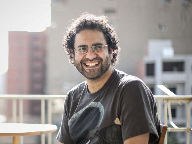 British-Egyptian national Alaa Abdel-Fattah poses for a photo in this undated handout image obtained by Reuters on Nov. 8, 2022.