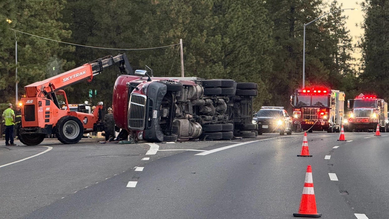 I-80 traffic between Auburn and Colfax impacted by big rig crash - CBS ...