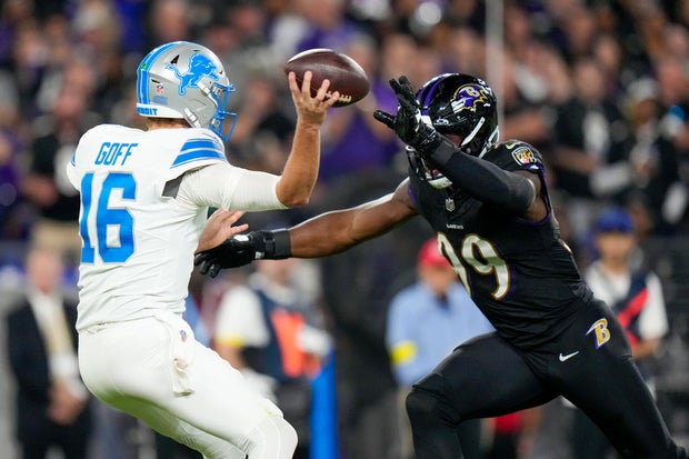 Lions Ravens Football