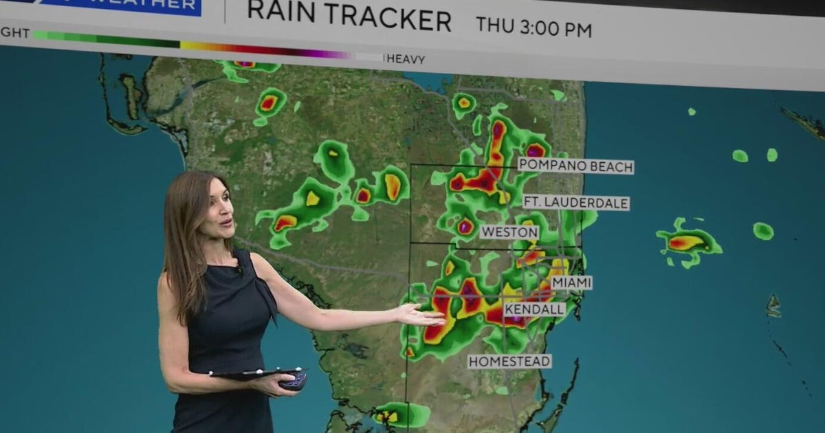 Daily evening rain chances continue in South Florida - CBS Miami