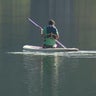 Students paddle out on Colorado's Evergreen Lake for moment of tranquility 