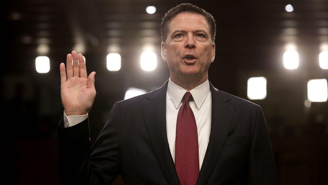 James Comey Testifies At Senate Hearing On Russian Interference In US Election 