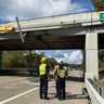 Livingston County bridge over U.S. 23 damaged by truck lift mechanics 