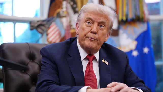 President Trump Signs Executive Order In The Oval Office 