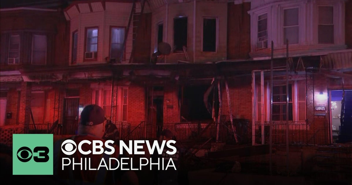 Fire tears through home in North Philadelphia overnight - CBS Philadelphia