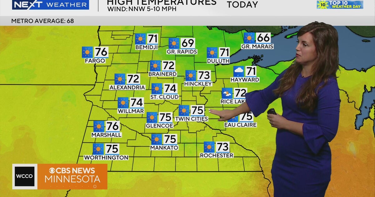 NEXT Weather: 8 a.m. report for Minnesota on Sept. 27, 2025 - CBS Minnesota