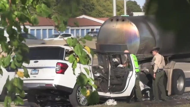 SUV driver killed after crashing into semi in Kane County 