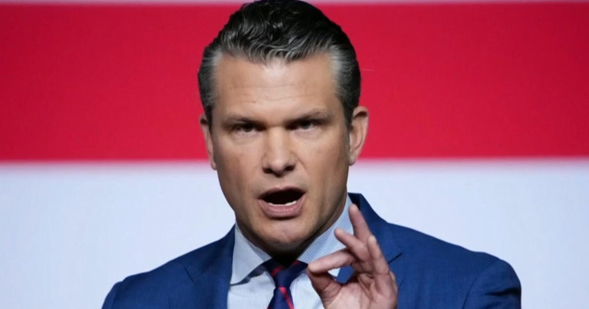 Key moments from Trump and Hegseth remarks at military meeting - CBS News