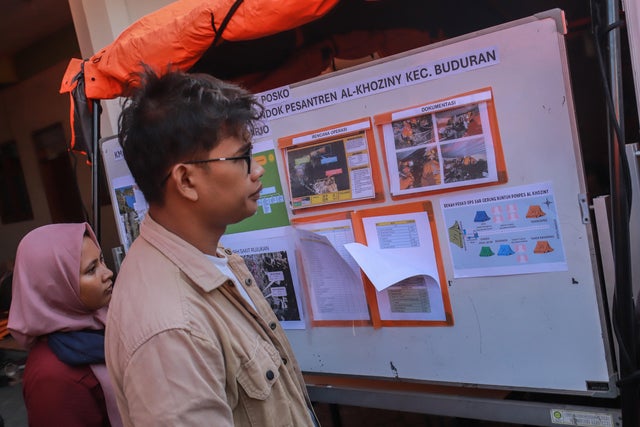 Search and rescue operations ongoing after school building collapse in Indonesia