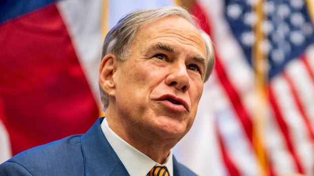 Texas Governor Greg Abbott Holds Press Conference With Agriculture Secretary Brooke Rollins 