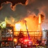 Large fire erupts at Los Angeles-area Chevron refinery in El Segundo 