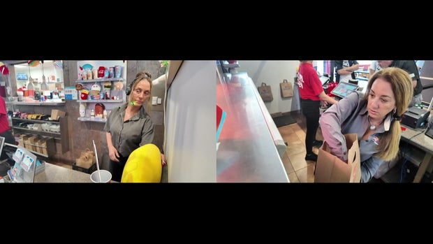 Patty DeMint and Michelle Robey working at Dairy Queen