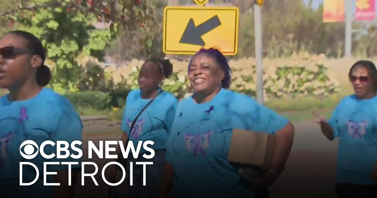 Southfield walk addresses impact of domestic violence - CBS Detroit