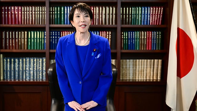 Japan's LDP's New President Holds Press Conference 