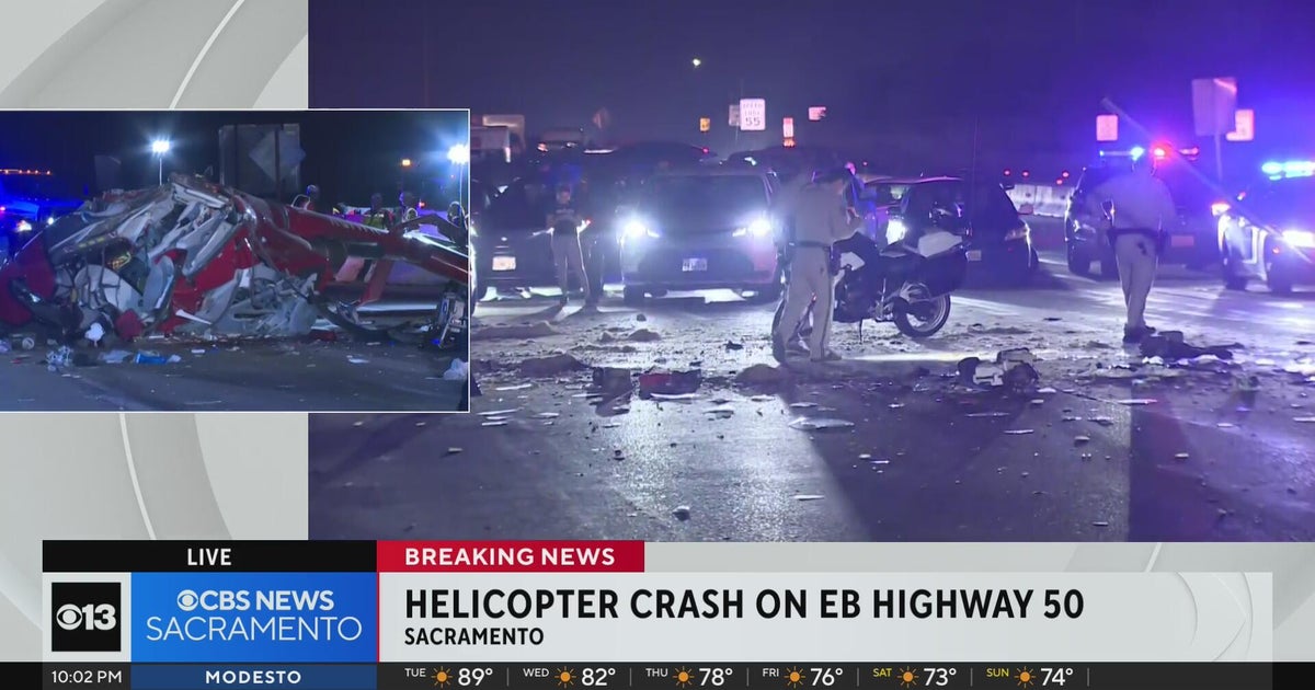Medical Helicopter Crash Critically Injures Three on Sacramento Highway