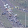 Burning tractor-trailer with "electronic materials" blocks Route 422 in Pa. 