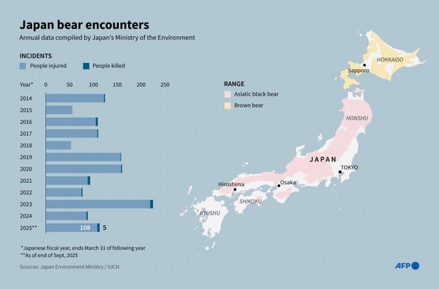 JAPAN-ATTACK-BEAR-ANIMAL 