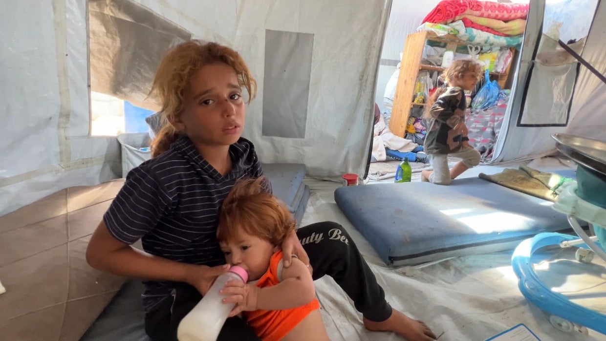Gaza war has killed an estimated 20,000 kids. CBS News meets many more ...