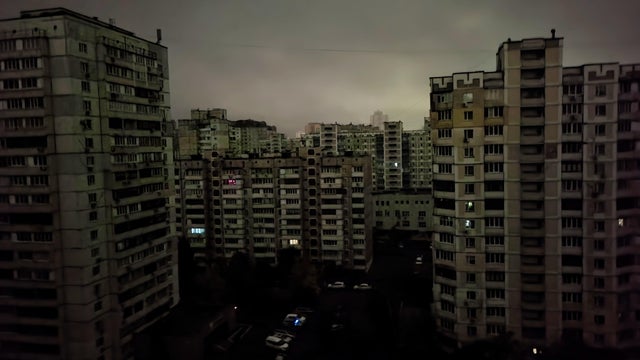 Russian Strike Knocks Out Power In Part Of Kyiv