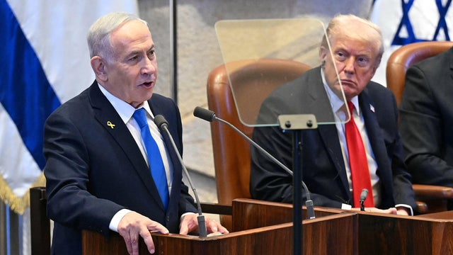 U.S. President Donald Trump addresses the Knesset in Jerusalem 