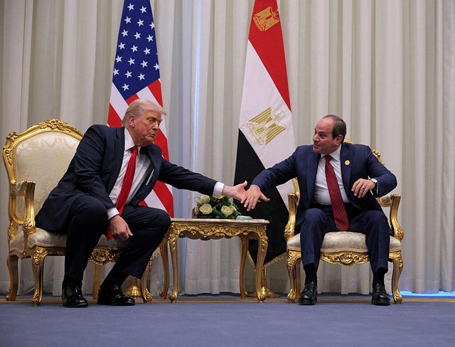 President Trump Visits Israel And Egypt After Gaza Ceasefire Takes Effect 
