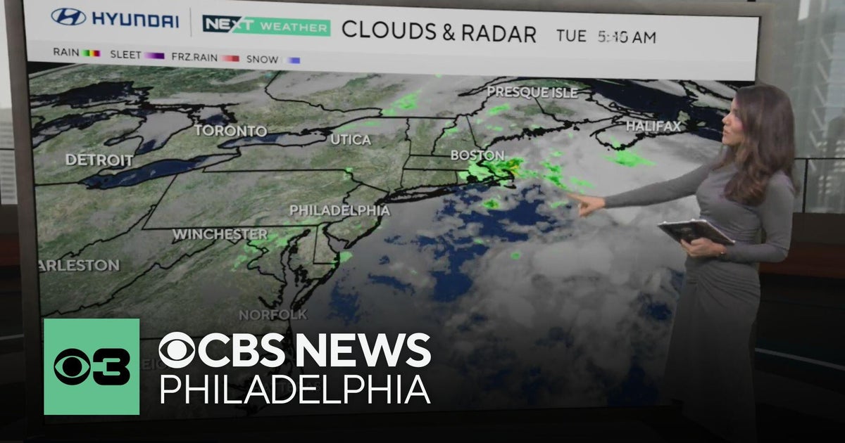 Cloudy with a few sprinkles in Philadelphia region as nor'easter moves out to sea