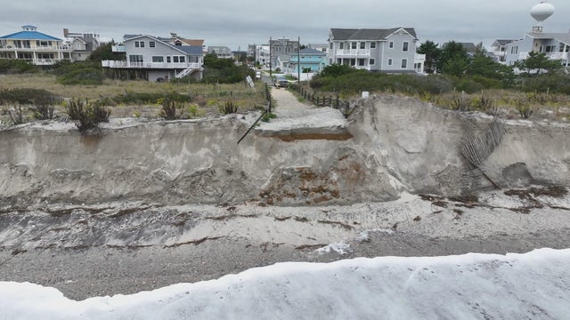 Strathmere beach erosion 