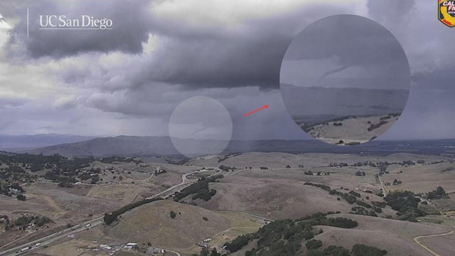 Funnel Cloud in Salinas Oct. 14, 2025 